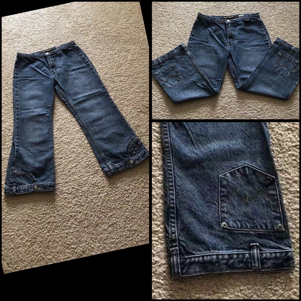 Unique Design Denim Ankle Jeans